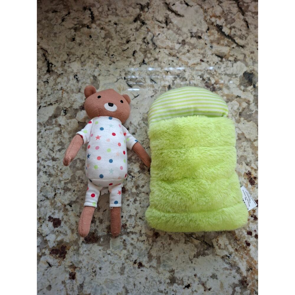 Pillowfort Bear Kids Mini Plush w/ Sleeping Bag - Picture 3 of 4